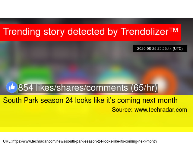 South Park Season 24 Looks Like It S Coming Next Month